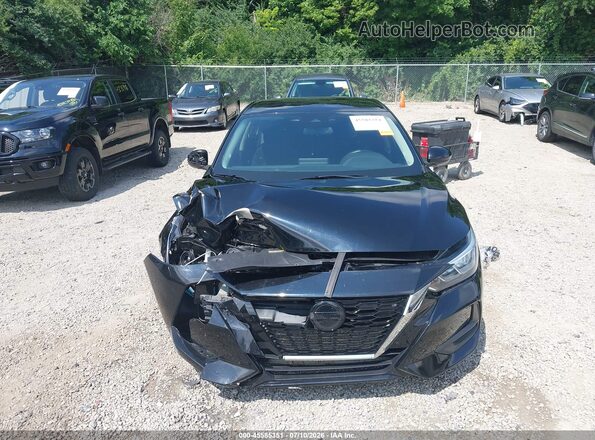 3N1AB8BV8MY309154 2021 NISSAN SENTRA Черный Вид задней части салона