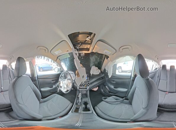 3N1AB8BV8PY303472 2023 NISSAN SENTRA Gray Панорамний вид салону 360°