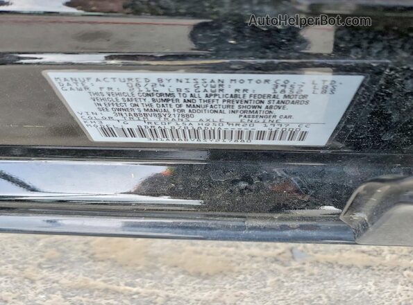 3N1AB8BV8SY217880 2025 NISSAN SENTRA Black ძრავის განყოფილების ხედი