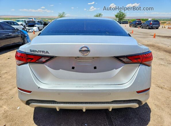 3N1AB8BV9MY259722 2021 NISSAN SENTRA Silver Вид ззаду