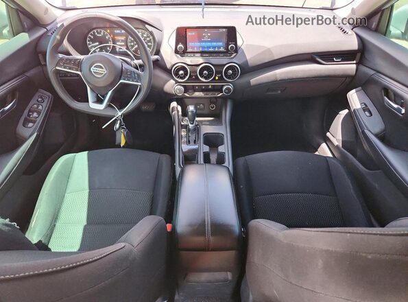 3N1AB8BV9MY259722 2021 NISSAN SENTRA Silver Вид панелі приладів