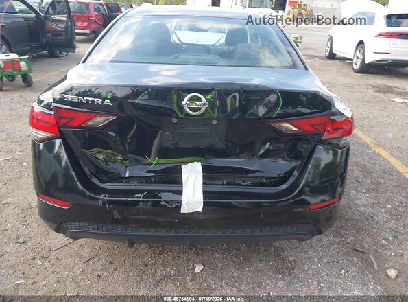 3N1AB8BV9MY288721 2021 NISSAN SENTRA Black Դիմացի տեսք