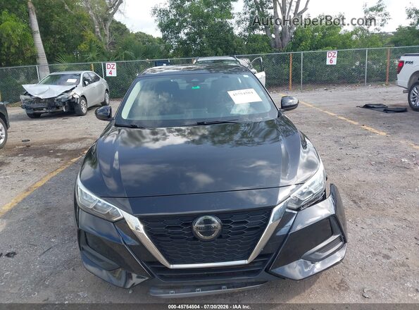 3N1AB8BV9MY288721 2021 NISSAN SENTRA Black Սարքավորումների վահանակի տեսք