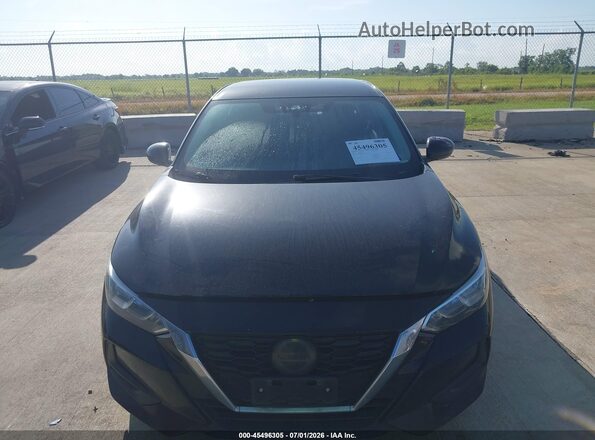 3N1AB8BV9NY261164 2022 NISSAN SENTRA Черный Вид щитка приборов