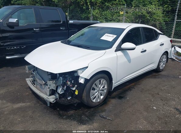 3N1AB8BV9RY262871 2024 NISSAN SENTRA White წინა მარცხენა ხედი სამი მეოთხედიდან