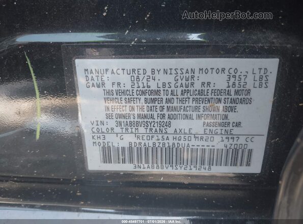 3N1AB8BV9SY219248 2025 NISSAN SENTRA Black Շարժիչի բաժամունքի տեսք