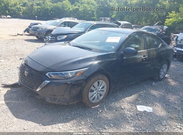 3N1AB8BV9SY219248 2025 NISSAN SENTRA Black Առջևի ձախ երեք քառորդ տեսարան