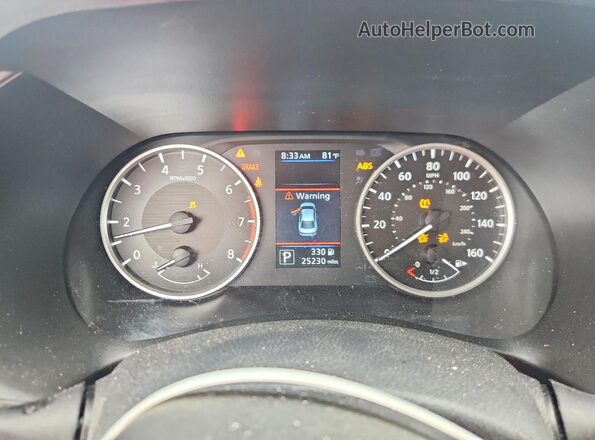 3N1AB8BV9SY266487 2025 NISSAN SENTRA Gray Вид щитка приладів