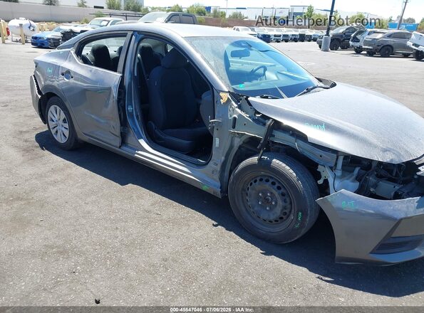 3N1AB8BVXMY244923 2021 NISSAN SENTRA Gray წინა ხედი