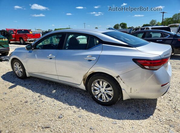 3N1AB8BVXMY248163 2021 NISSAN SENTRA Silver Հետևի ձախ