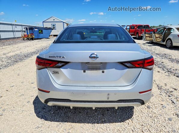 3N1AB8BVXMY248163 2021 NISSAN SENTRA Silver Հետևի տեսք