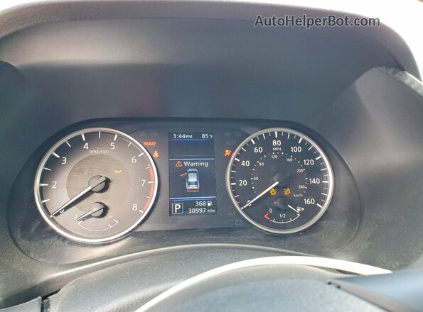 3N1AB8BVXRY335388 2024 NISSAN SENTRA Белый Вид щитка приборов