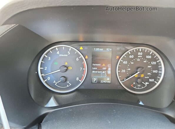 3N1AB8BVXSY336840 2025 NISSAN SENTRA Серый Вид щитка приборов
