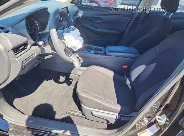3N1AB8BVXSY405252 2025 NISSAN SENTRA Black Вид салону спереду