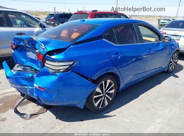 3N1AB8CV0LY227321 2020 NISSAN SENTRA Blue Tył prawy