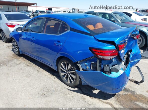 3N1AB8CV0LY227321 2020 NISSAN SENTRA Blue Tył lewy