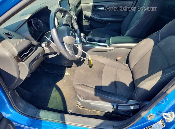 3N1AB8CV0LY249223 2020 NISSAN SENTRA Blue Вид салону спереду