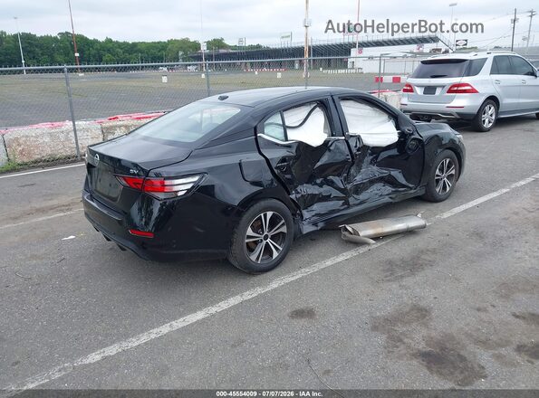 3N1AB8CV0MY210326 2021 NISSAN SENTRA Black Rear right