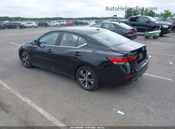 3N1AB8CV0MY210326 2021 NISSAN SENTRA Black Rear left