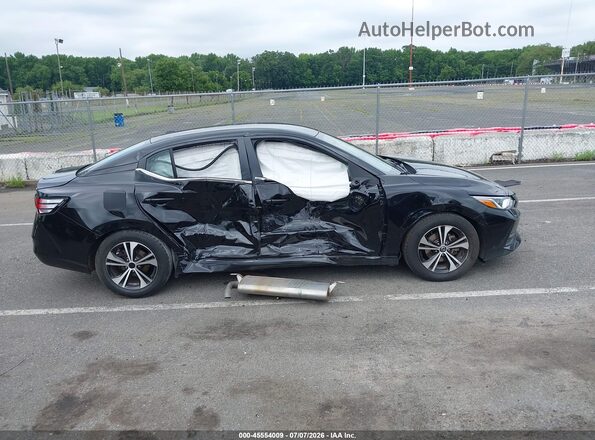3N1AB8CV0MY210326 2021 NISSAN SENTRA Black Rear interior view