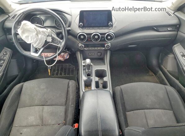 3N1AB8CV0MY215655 2021 NISSAN SENTRA Blue წინა პანელის ხედი