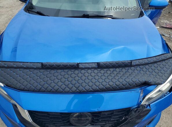 3N1AB8CV0MY215655 2021 NISSAN SENTRA Blue უკანა სალონის ხედი