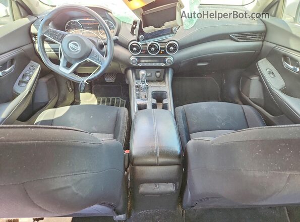 3N1AB8CV0MY217244 2021 NISSAN SENTRA Серебряный Вид панели приборов