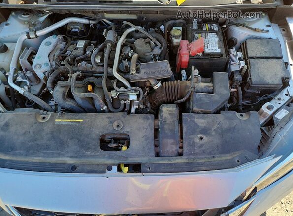 3N1AB8CV0MY217244 2021 NISSAN SENTRA Серебряный Вид задней части салона