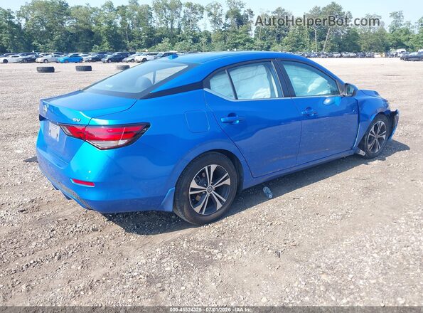 3N1AB8CV0MY232570 2021 NISSAN SENTRA Blue Tył prawy
