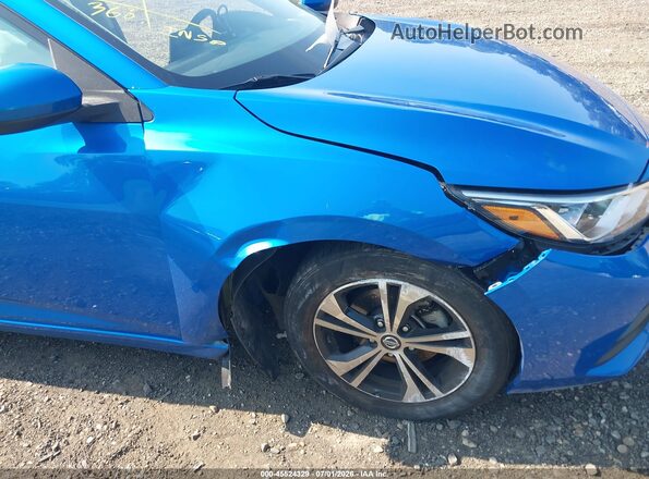 3N1AB8CV0MY232570 2021 NISSAN SENTRA Blue Widok z przodu
