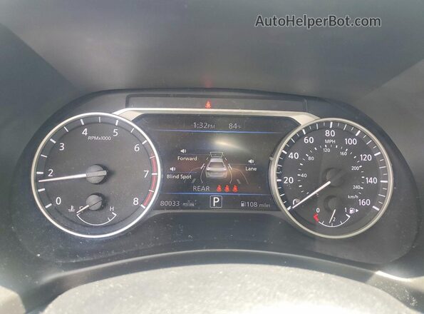 3N1AB8CV0MY233556 2021 NISSAN SENTRA Gray Instrument cluster view