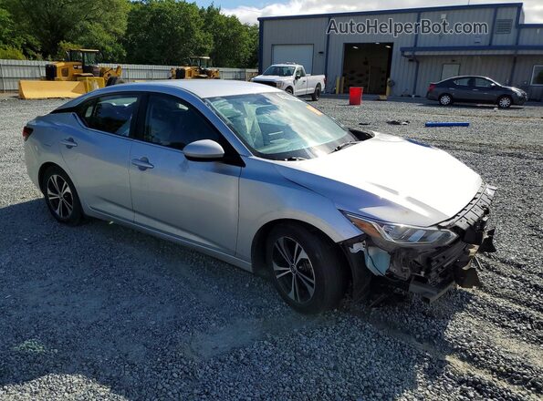 3N1AB8CV0MY236926 2021 NISSAN SENTRA Silver Front right