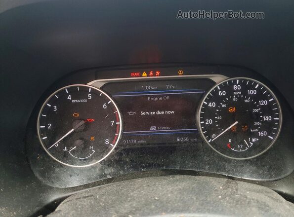 3N1AB8CV0MY236926 2021 NISSAN SENTRA Silver Instrument cluster view