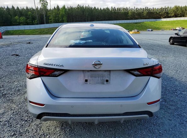 3N1AB8CV0MY236926 2021 NISSAN SENTRA Silver Rear view