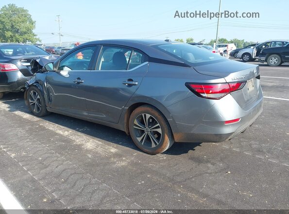 3N1AB8CV0MY256237 2021 NISSAN SENTRA Gray Trasero izquierdo