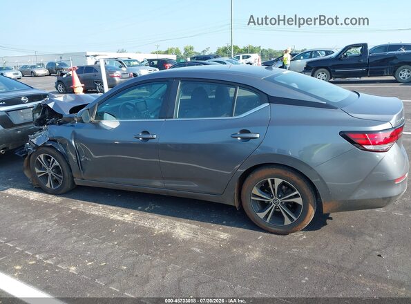 3N1AB8CV0MY256237 2021 NISSAN SENTRA Gray 