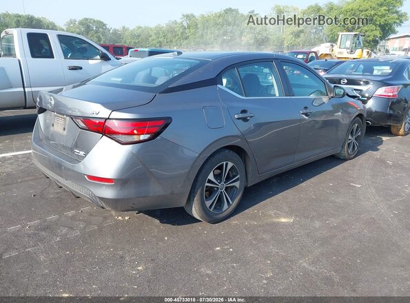 3N1AB8CV0MY256237 2021 NISSAN SENTRA Gray Trasero derecho