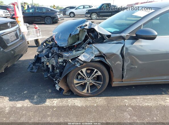 3N1AB8CV0MY256237 2021 NISSAN SENTRA Gray 