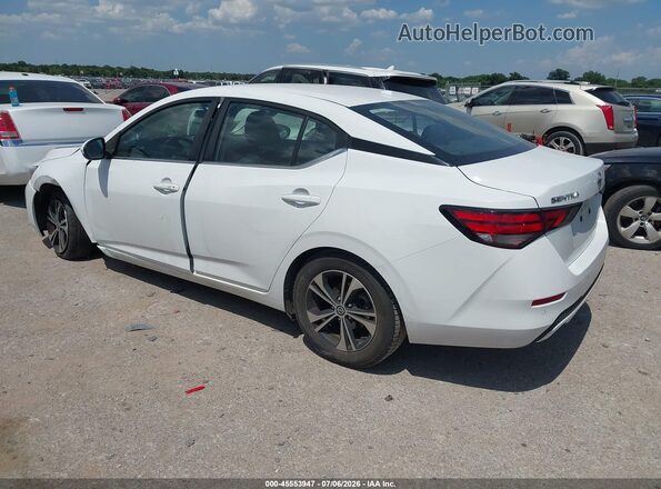 3N1AB8CV0MY283082 2021 NISSAN SENTRA White Trasero izquierdo