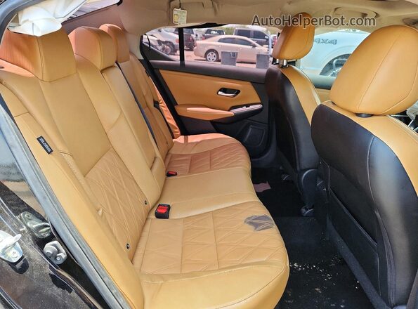 3N1AB8CV0NY294164 2022 NISSAN SENTRA Black Rear seats view