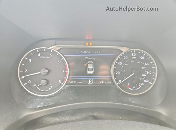 3N1AB8CV0PY240186 2023 NISSAN SENTRA White Вид щитка приладів