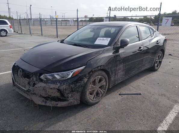 3N1AB8CV0PY256646 2023 NISSAN SENTRA Black Vista tres cuartos delantera izquierda