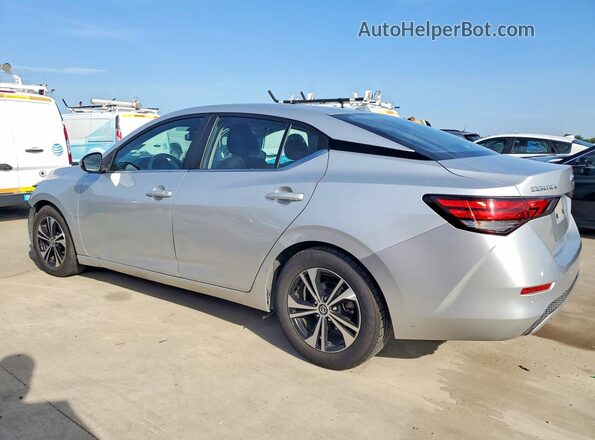 3N1AB8CV0PY279442 2023 NISSAN SENTRA Серебряный Задняя левая четверть