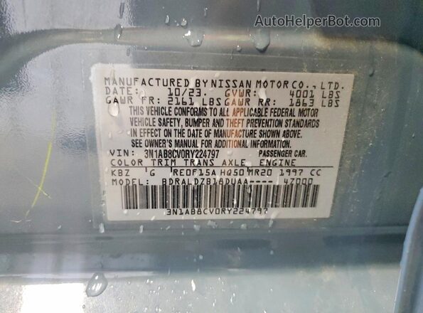 3N1AB8CV0RY224797 2024 NISSAN SENTRA Charcoal Շարժիչի բաժամունքի տեսք