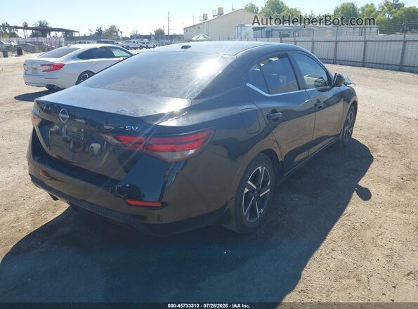 3N1AB8CV0RY228204 2024 NISSAN SENTRA Черный Задняя правая четверть
