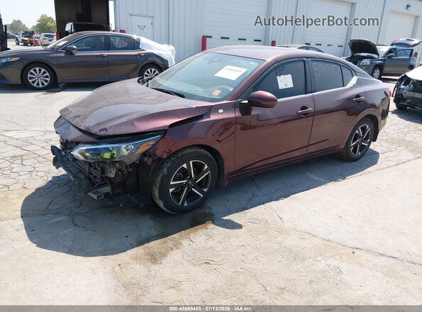 3N1AB8CV0RY240580 2024 NISSAN SENTRA Red Vista tres cuartos delantera izquierda