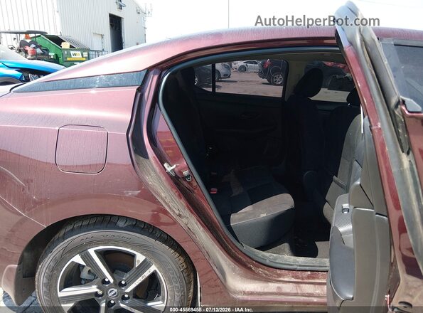3N1AB8CV0RY240580 2024 NISSAN SENTRA Red Vista de la etiqueta del VIN