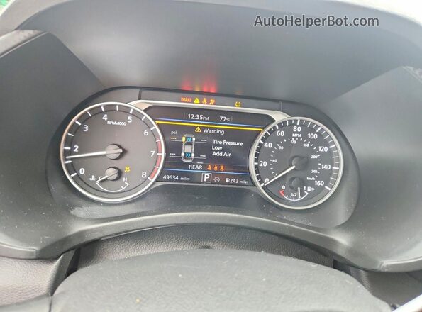 3N1AB8CV0RY244130 2024 NISSAN SENTRA Silver Вид щитка приладів