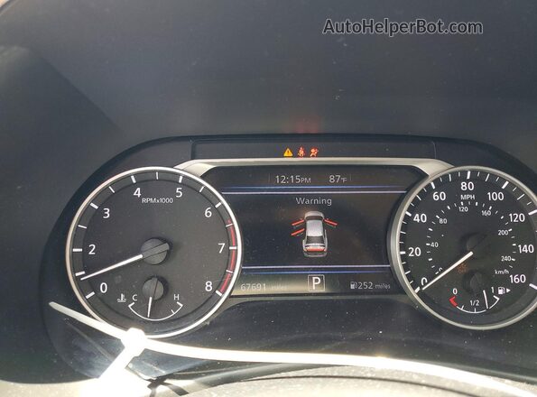 3N1AB8CV0RY251997 2024 NISSAN SENTRA Gray Instrument cluster view