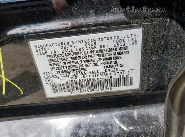 3N1AB8CV0RY298995 2024 NISSAN SENTRA Black Շարժիչի բաժամունքի տեսք